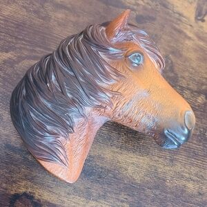 Vintage Bossons Fraser Art Horse Wall Plaque